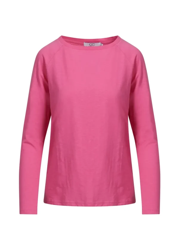 Coster Copenhagen CC Heart Basic Long Sleeve Clear Pink- Shirts & Blusen