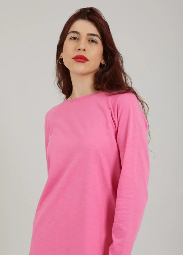 Coster Copenhagen CC Heart Basic Long Sleeve Clear Pink- Shirts & Blusen
