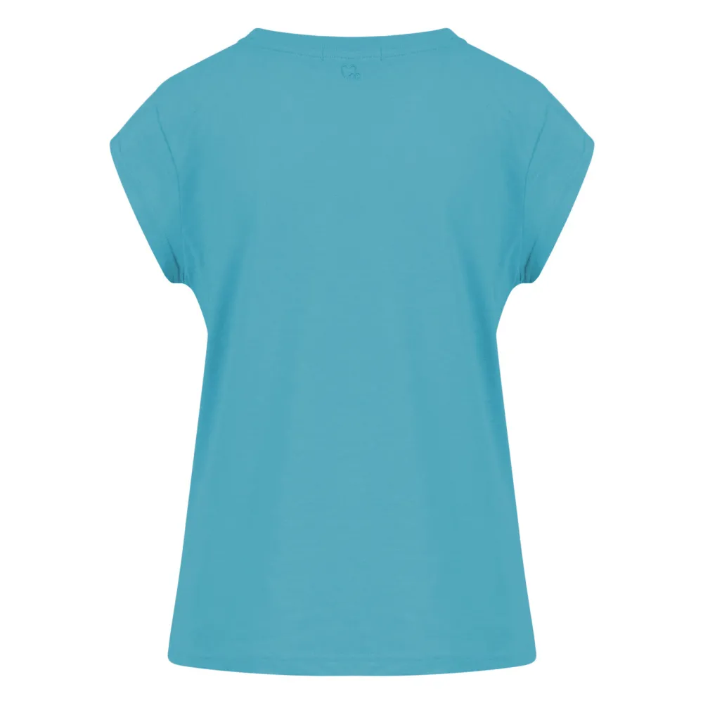 cc_heart_basic_tshirt_aqu_1-1.webp Coster Copenhagen CC Heart Basic T-Shirt Aqua Blue- T-shirts & Tops