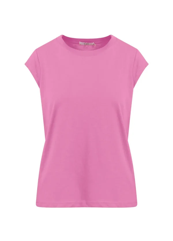 Coster Copenhagen CC Heart Basic T-Shirt Diva Pink- T-shirts & Tops