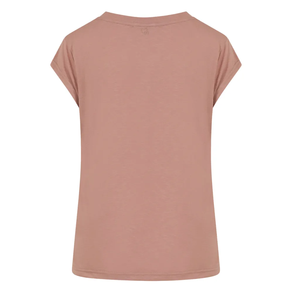cc_heart_basic_tshirt_was_3.webp Coster Copenhagen CC Heart Basic T-Shirt Washed Rose- T-shirts & Tops