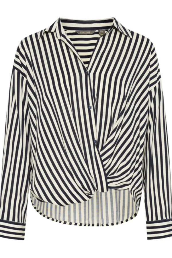 Culture CUDenia Knot Shirt Salute White- Shirts & Blusen