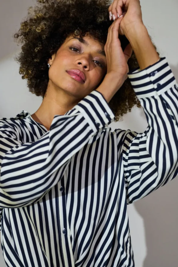 Culture CUDenia Knot Shirt Salute White- Shirts & Blusen