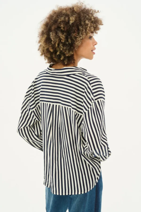 Culture CUDenia Knot Shirt Salute White- Shirts & Blusen