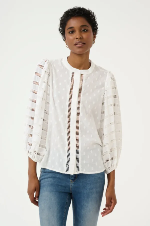 Culture CUTaro Shirt Spring Gardenia- Shirts & Blusen