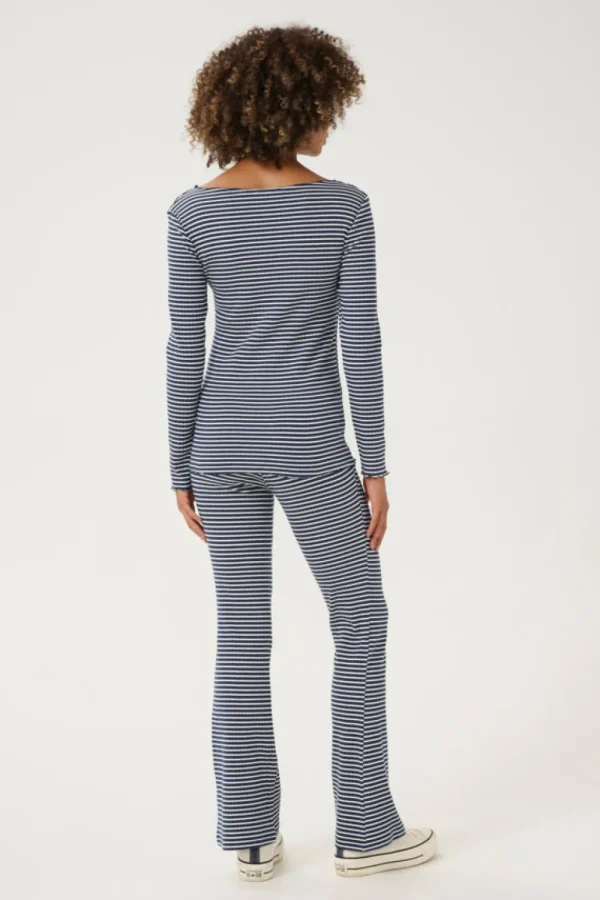 Culture CUTea Dolly LS T-Shirt Dress Blues- T-shirts & Tops