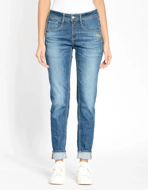 Gang 94Amelie Jeans Calm Mid Ocean- Jeans