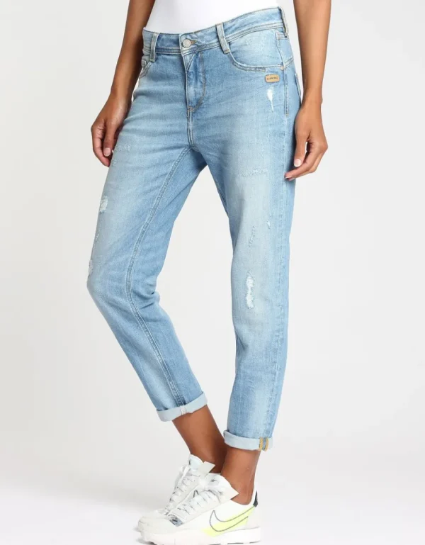 Gang 94Amelie Jeans Cropped Real Aqua Wash- Jeans