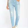 Gang 94Amelie Relaxed Fit Jeans Destroy Summerblue- Jeans