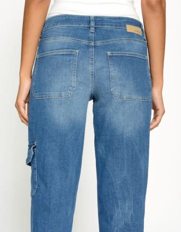 Gang 94Gerda Worker Jeans Med. Waterline Wash- Jeans