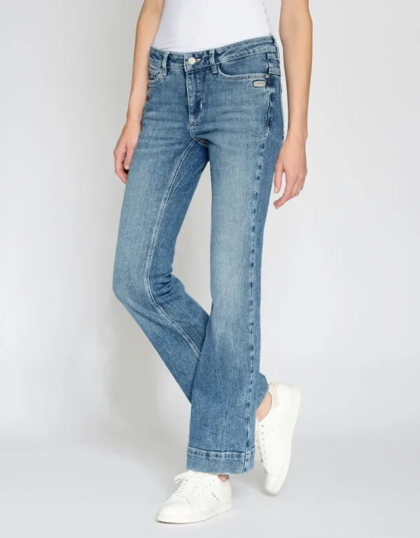 Gang Jeans 94Maxima Flared Authentic Midblue- Jeans