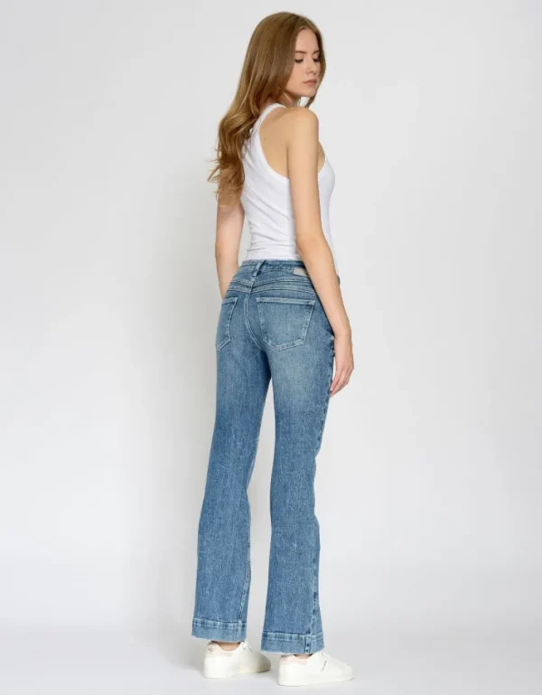 Gang Jeans 94Maxima Flared Authentic Midblue- Jeans