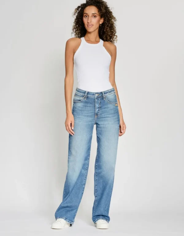 Gang 94Jul Jeans Aged Midblue- Jeans