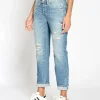 Gang 94Nica Cropped Cool Vint Midblue- Jeans