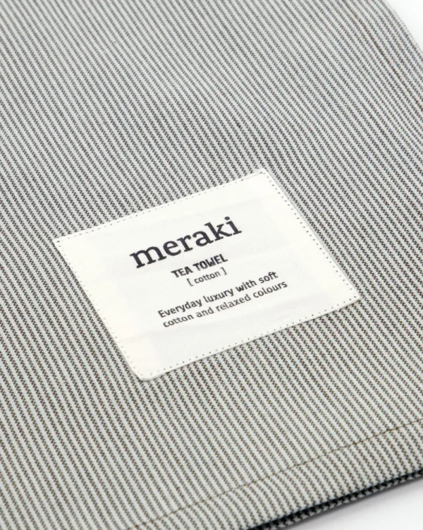 Meraki Geschirrhandtücher, Verum, Light grey/army green- Küche & Gedeckter Tisch