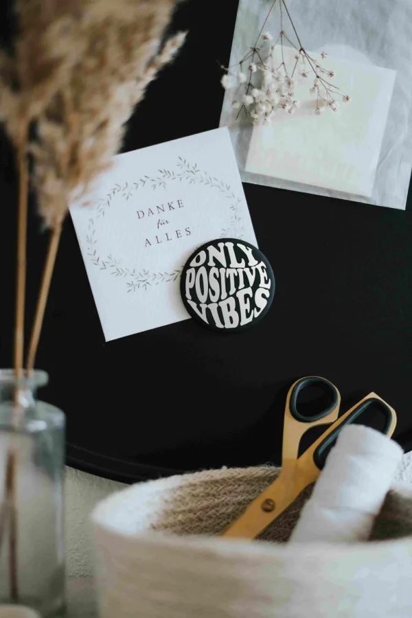 Heldenglück HG Magnet groß Only positive Vibes- Lovely Stuff