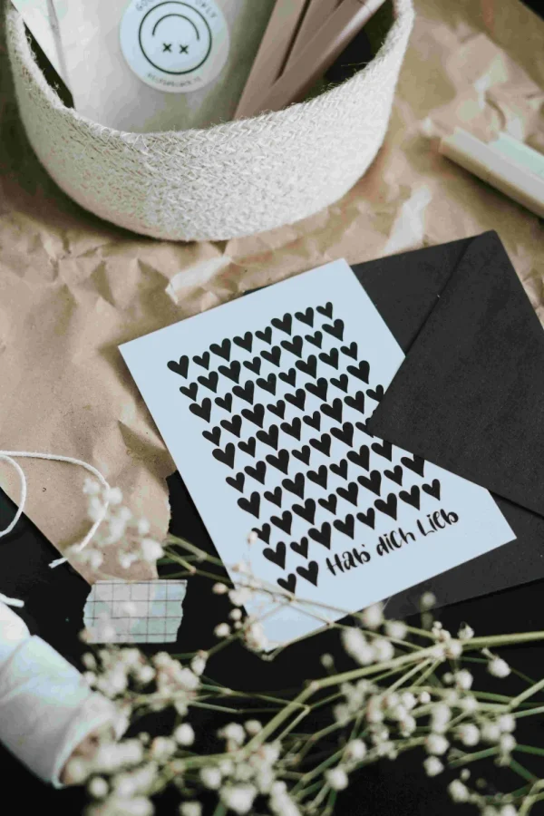 Heldenglück HG Postkarte Hab dich lieb- Lovely Stuff