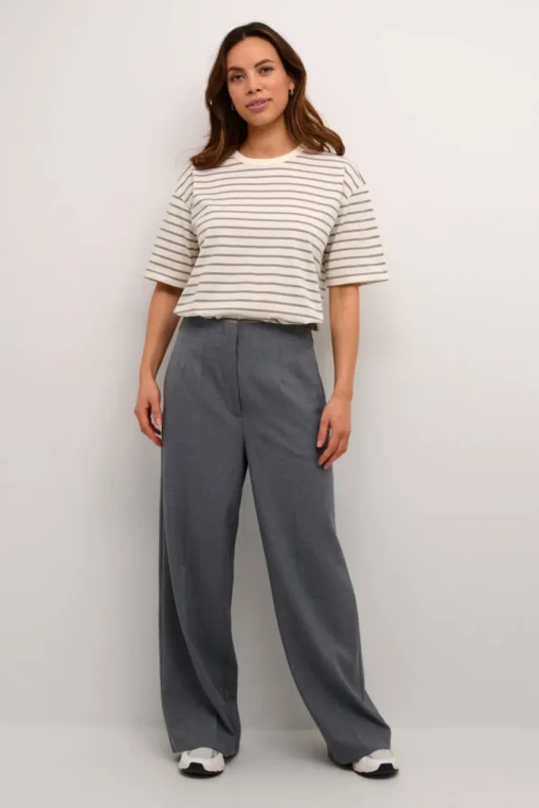 Kaffee KAEden Pants Grey Melange- Hosen