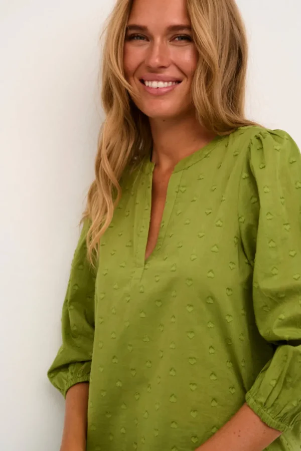 Kaffee KAJollia Blouse Calla Green- Shirts & Blusen