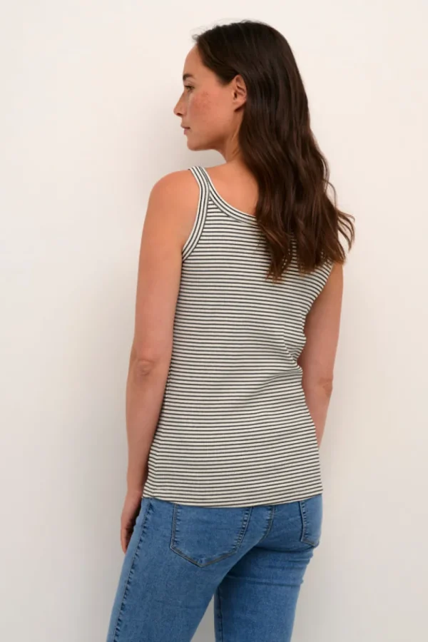 Kaffee KAKaia Tank Top /Black Stripe- T-shirts & Tops