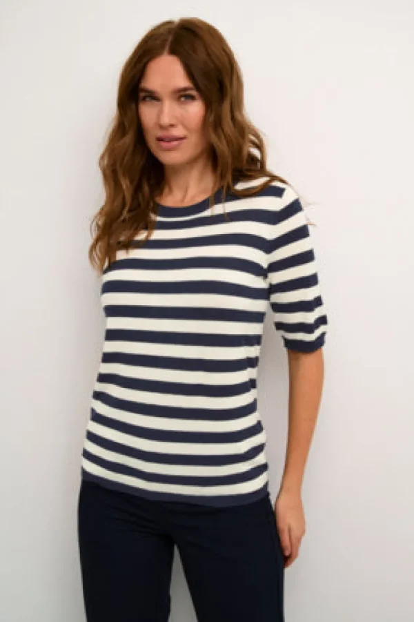 Kaffee KALizza Striped Knit Stripe- Strick & Cardigans
