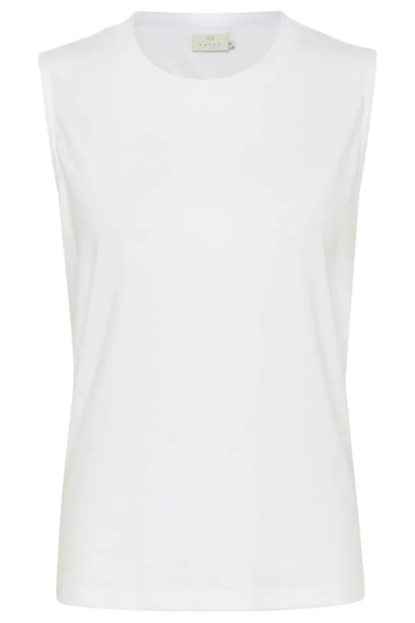 Kaffee KALucy Jersey Top Optical White- T-shirts & Tops