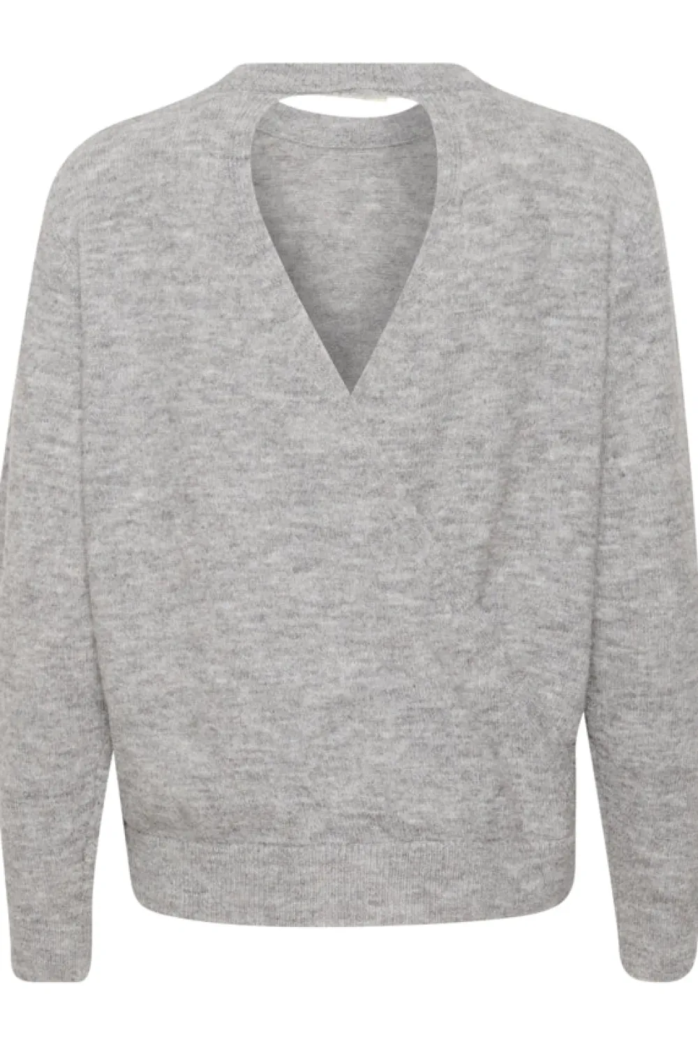 kamalene_open_back_pullov_4.webp Kaffee KAMalene Open Back Pullover Grey Melange- Strick & Cardigans