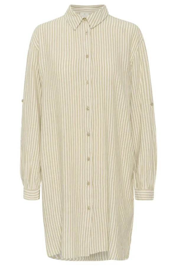 Kaffee KAMilia Shirt Dress / Chalk- Shirts & Blusen