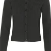 Kaffee KAMy Cardigan Black Oyster- Strick & Cardigans