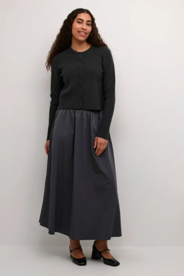 Kaffee KAMy Cardigan Black Oyster- Strick & Cardigans