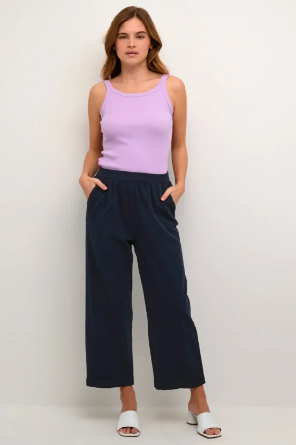 Kaffee KANaya Culotte Pants Midnight Marine- Hosen