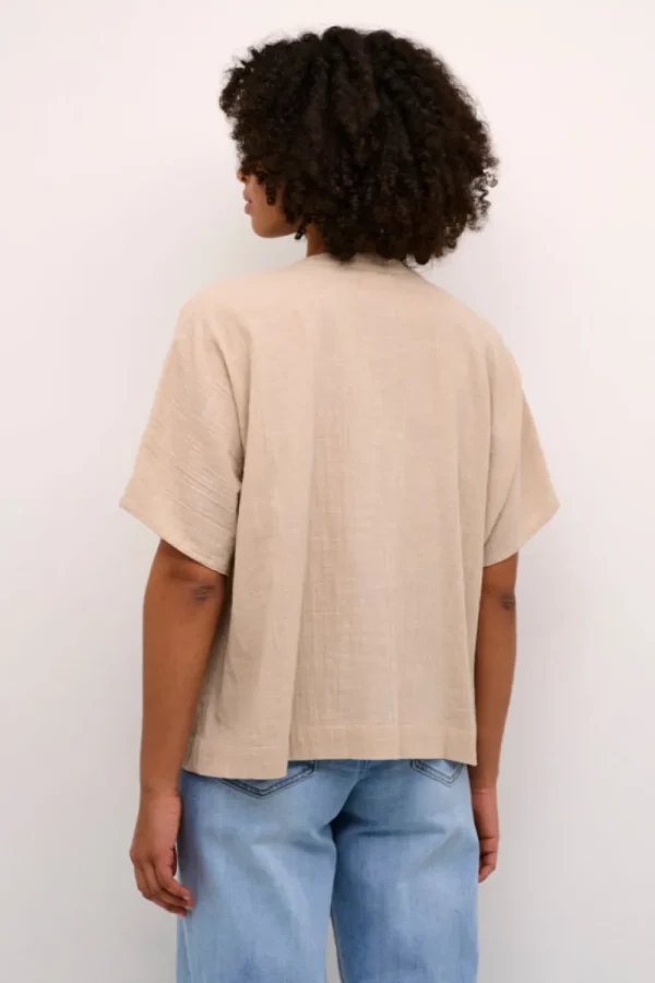 Kaffee KAPauline Shirt Feather Gray- Shirts & Blusen