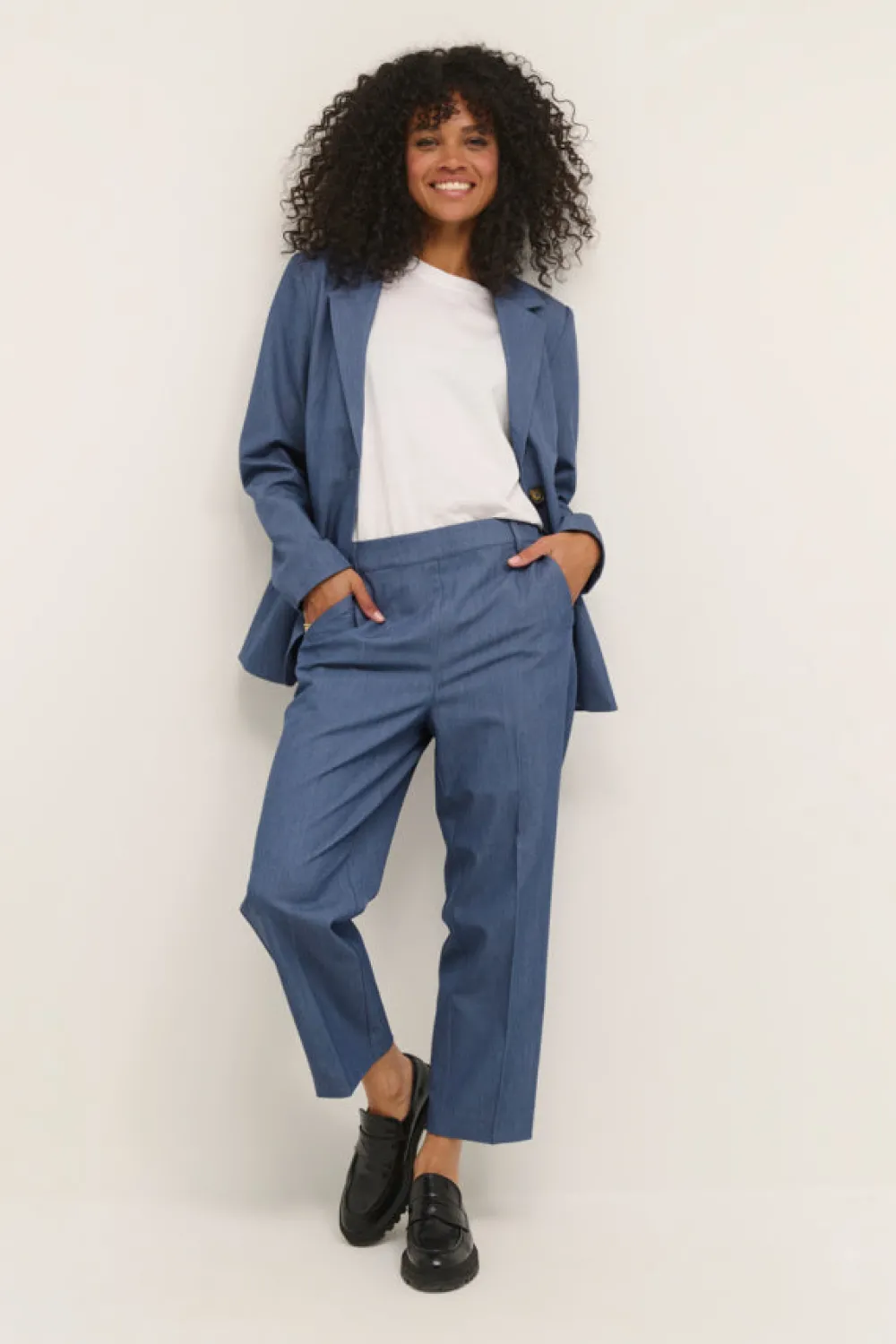 kasakura_hw_pants_vintage_1.webp Kaffee KASakura HW Pants Vintage Indigo- Hosen