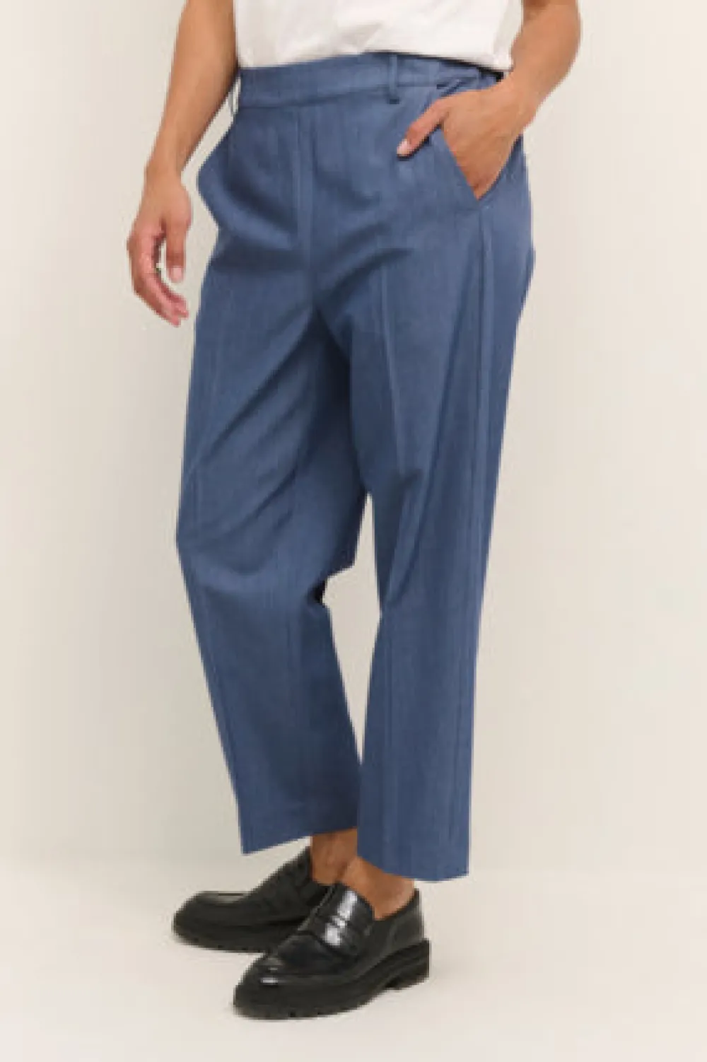 kasakura_hw_pants_vintage_2.webp Kaffee KASakura HW Pants Vintage Indigo- Hosen