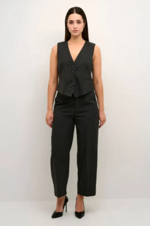 Kaffee KRTya Waistcoat Dark Grey- Blazer