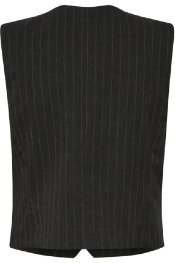 Kaffee KRTya Waistcoat Dark Grey- Blazer