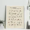 Les Carollaises LC Liebe Yoga Poster, genieße das Leben- Lovely Stuff