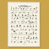 Les Carollaises LC Yoga Haltung Poster- Lovely Stuff