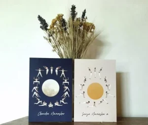 Les Carollaises LC Yoga Karte Sonnengruß- Lovely Stuff