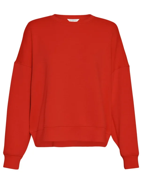 MSCH Dalvina Ima Q Sweatshirt Flame Scarlet- Sweatshirts & Hoodies