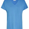 MSCH Fenya Modal V Neck Tee- T-shirts & Tops