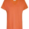 MSCH Fenya Modal V Neck Tee- T-shirts & Tops