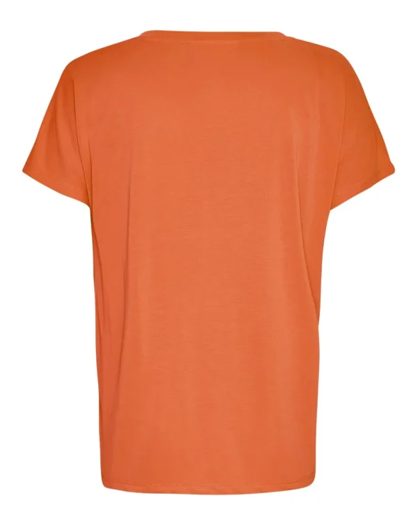 MSCH Fenya Modal V Neck Tee- T-shirts & Tops