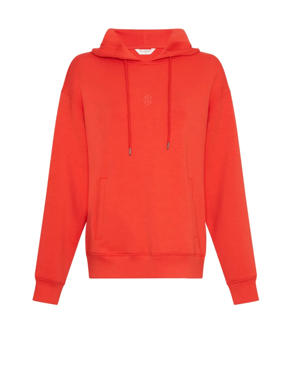 mschima_q_icon_hood_sweat_0.webp MSCH Ima Q Icon Hood Sweatshirt Flame Scarlet- Sweatshirts & Hoodies
