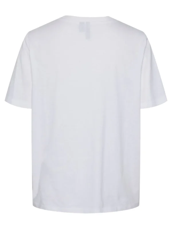 Pieces PCBanda SS Tee Bright White- T-shirts & Tops