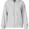 Pieces PCChilli LS Zip Hoodie Light Grey- Sweatshirts & Hoodies