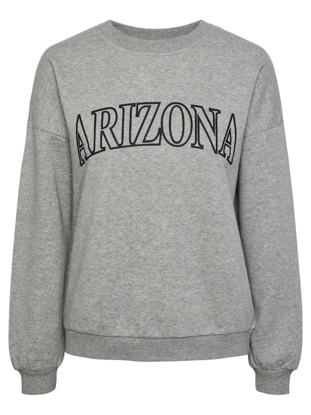 pcfreya_ls_oversize_sweat_0.webp Pieces PCFreya LS Oversize Sweat Grey Melange- Sweatshirts & Hoodies