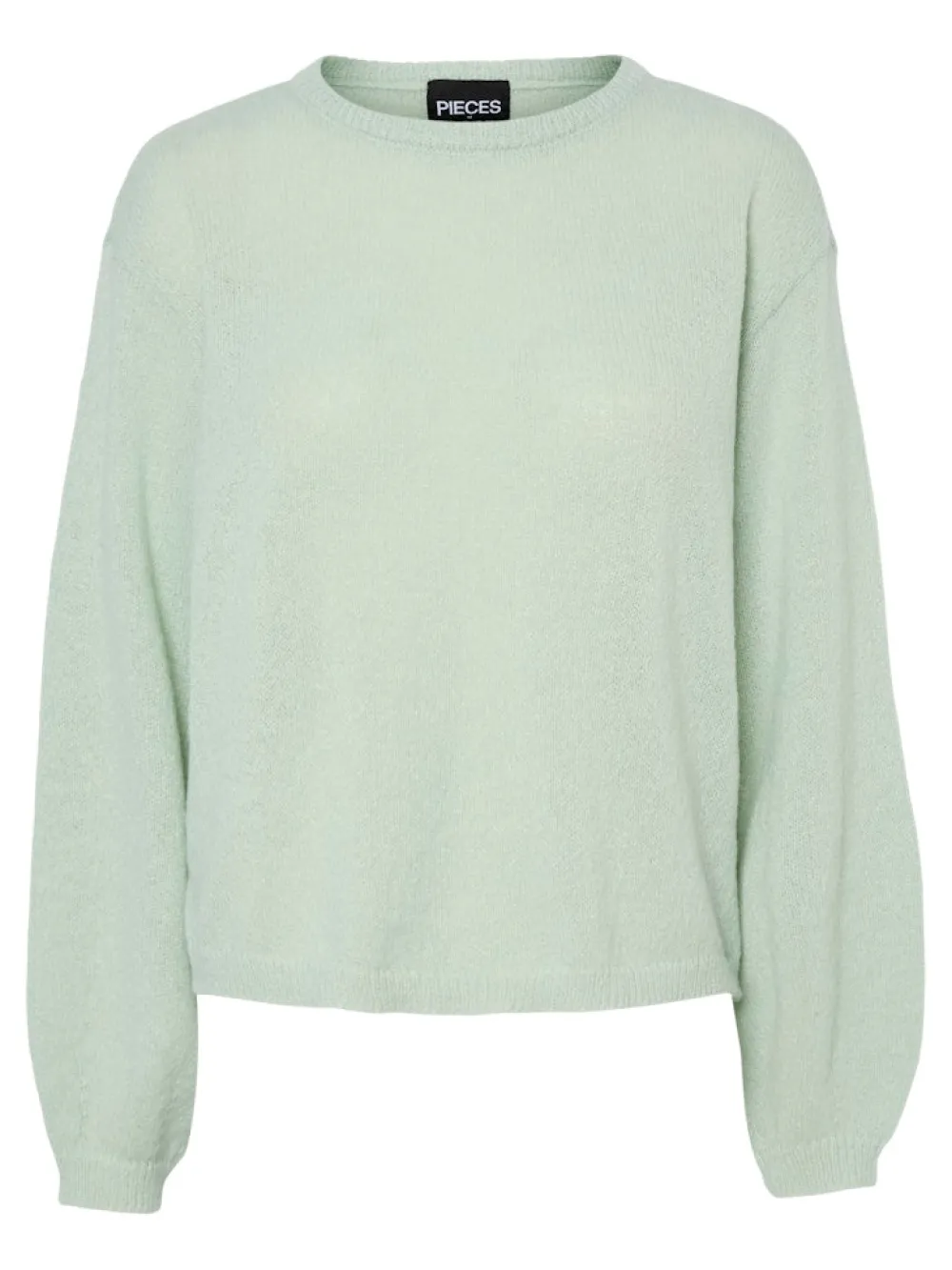 pcida_ls_oneck_knit_cameo_0.webp Pieces PCIda LS O-Neck Knit Cameo Green- Strick & Cardigans