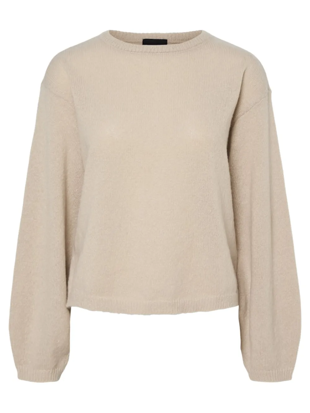 pcida_ls_oneck_knit_silve_0.webp Pieces PCIda LS O-Neck Knit Silver Gray- Strick & Cardigans