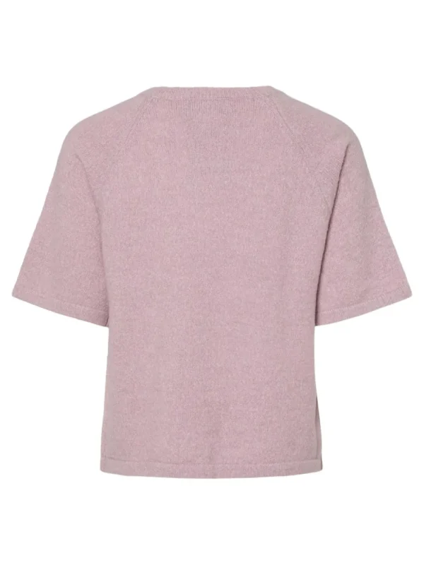 Pieces PCMikela SS O-Neck Knit Dawn Pink- Strick & Cardigans